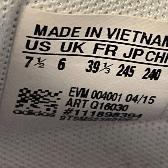 Adidas Women's Sz 7.5 SL Loop Racer Purple Aqua White Multicolor Iridescent Shoe - Picture 9 of 9